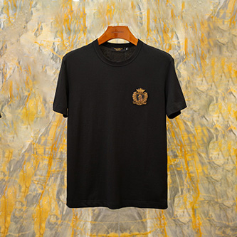 dolce & gabbana crest patch t-shirt